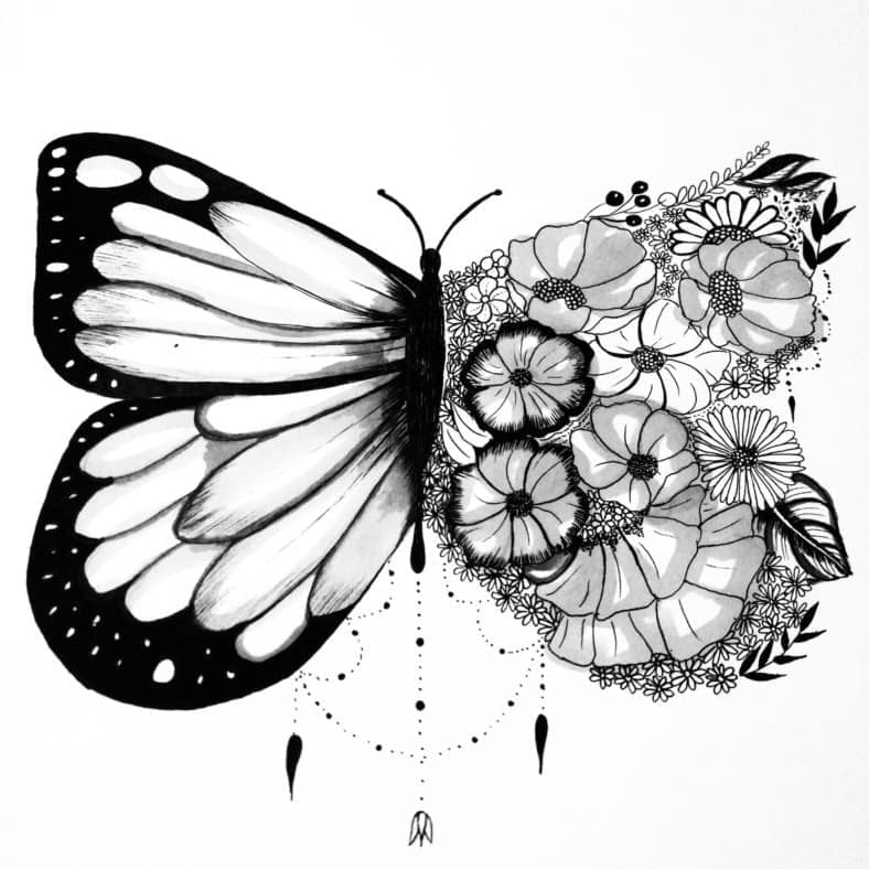การวาดด้วยปากกา